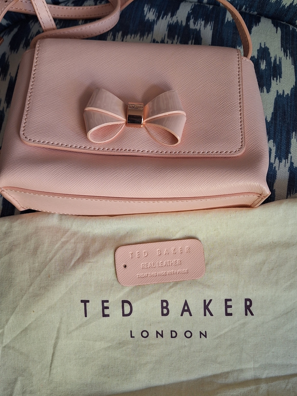 Ted Baker Pink Bow Crossbody Bag